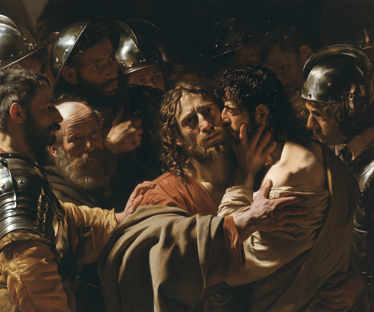 Christian work landscape - The Betrayal of Judas - Sacred Silence - Alpha Christian Art