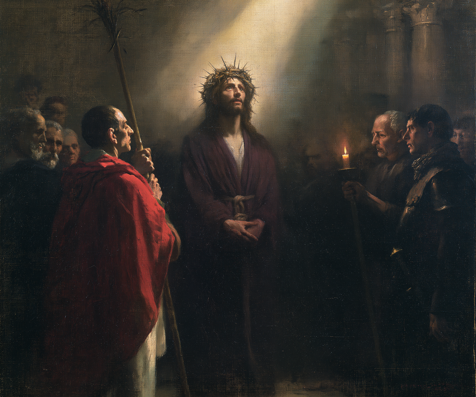 Christian work landscape - Ecce Homo - Symbolist - Alpha Christian Art