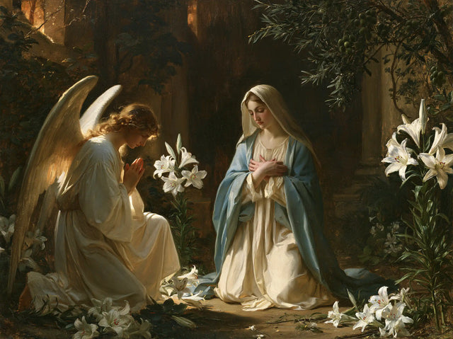 The Annunciation - The Annunciation in the Garden · Landscape n° 8