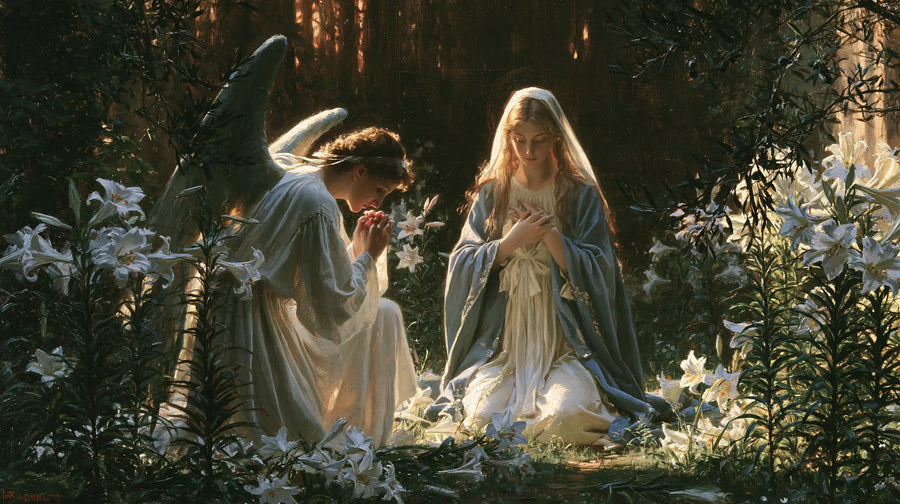 The Annunciation - The Annunciation in the Garden · Landscape n° 20