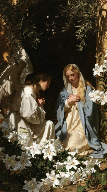 The Annunciation - The Annunciation in the Garden · Portrait n° 9