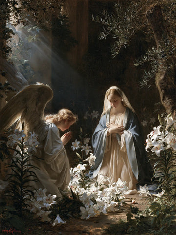 The Annunciation - The Annunciation in the Garden · Portrait n° 11