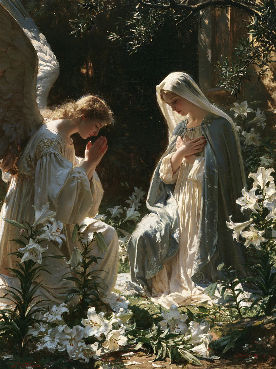 The Annunciation - The Annunciation in the Garden · Portrait n° 13