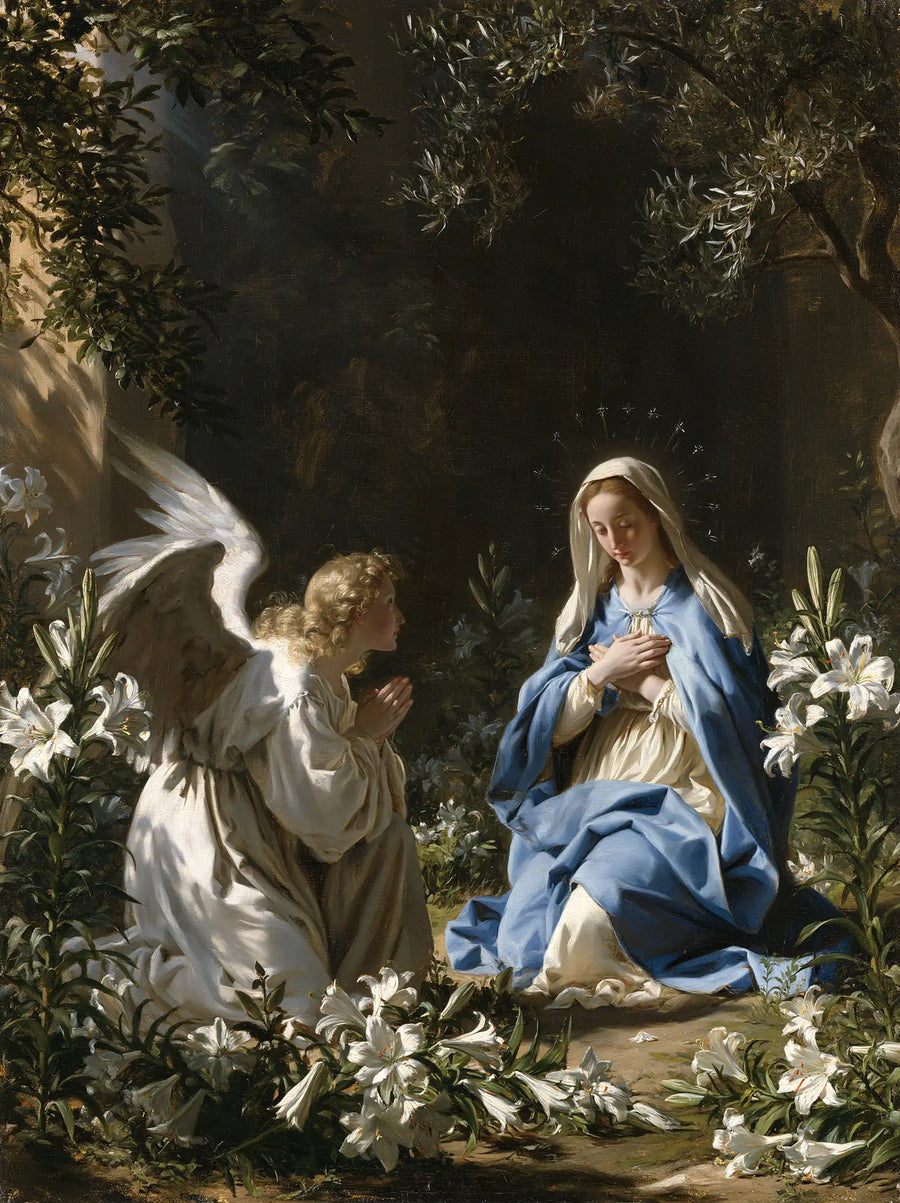 The Annunciation - The Annunciation in the Garden · Portrait n° 19