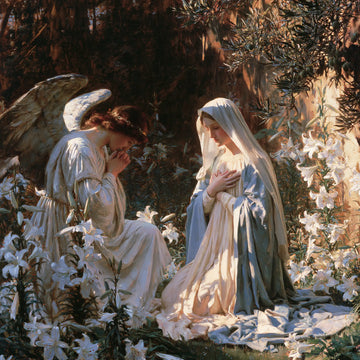 The Annunciation - The Annunciation in the Garden · Square n° 9