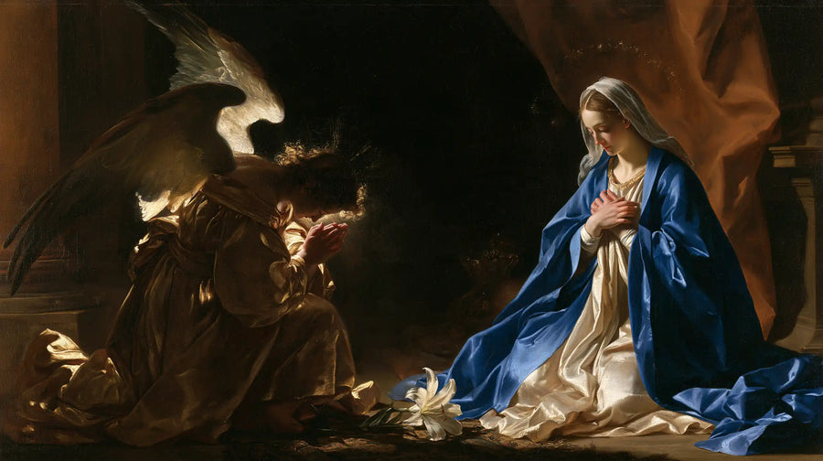 The Annunciation - Black and Gold · Landscape n° 6