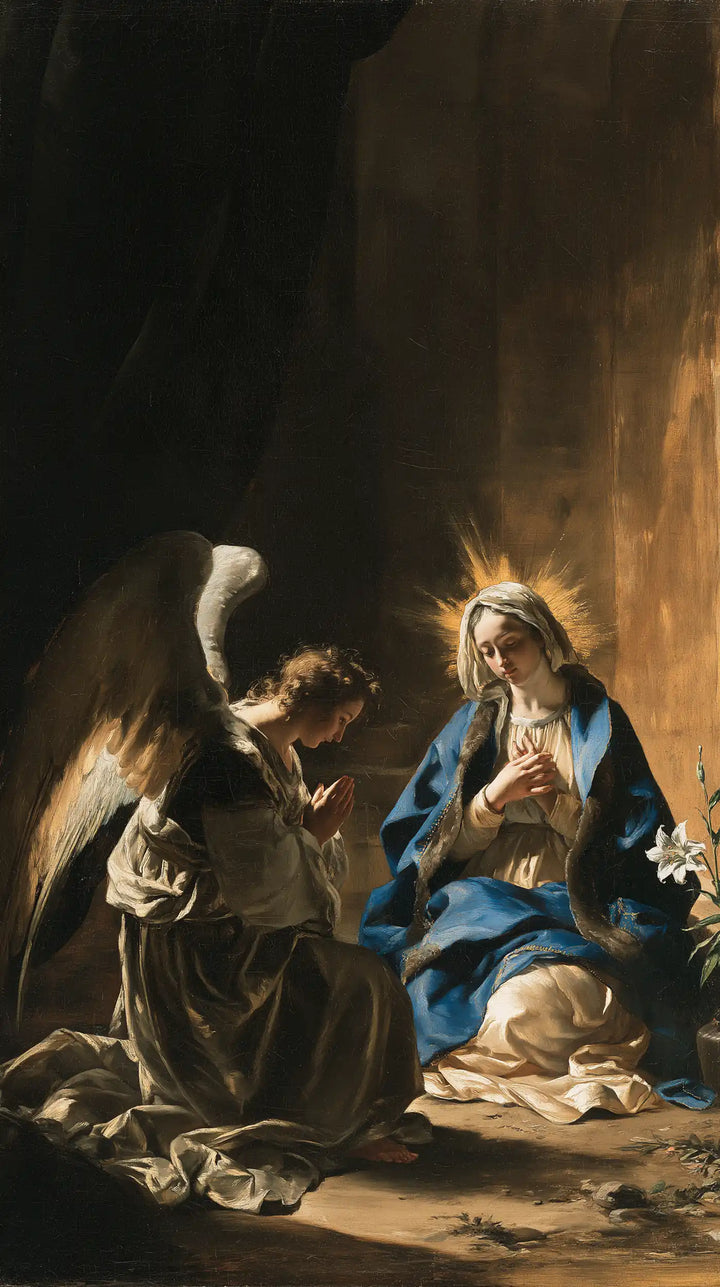 The Annunciation - Black and Gold · Portrait n° 9