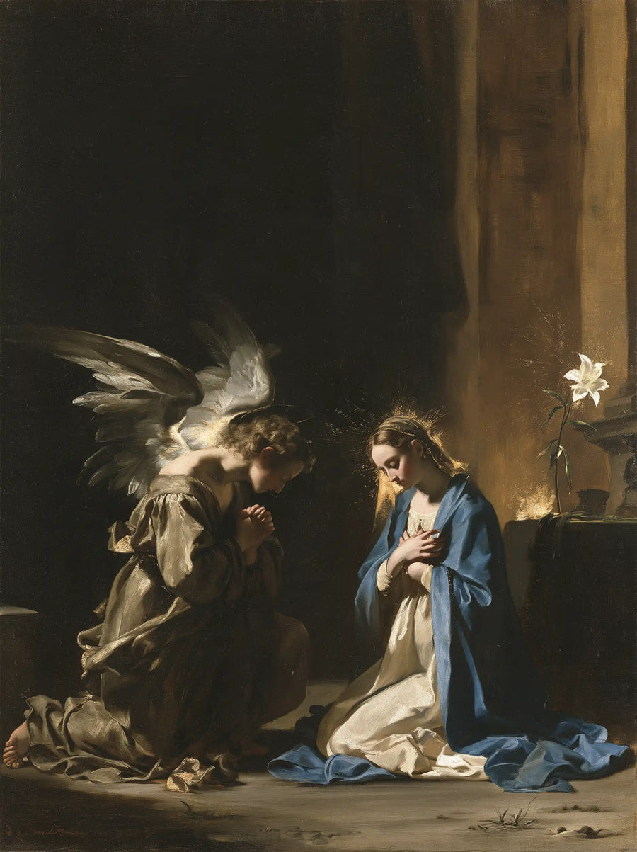 The Annunciation - Black and Gold · Portrait n° 14
