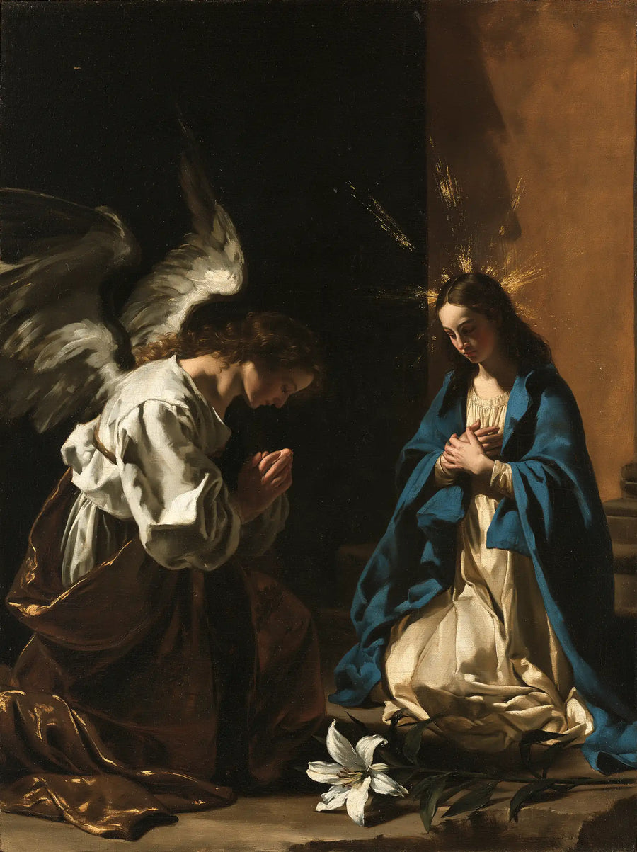 The Annunciation - Black and Gold · Portrait n° 15