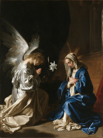 The Annunciation - Black and Gold · Portrait n° 17