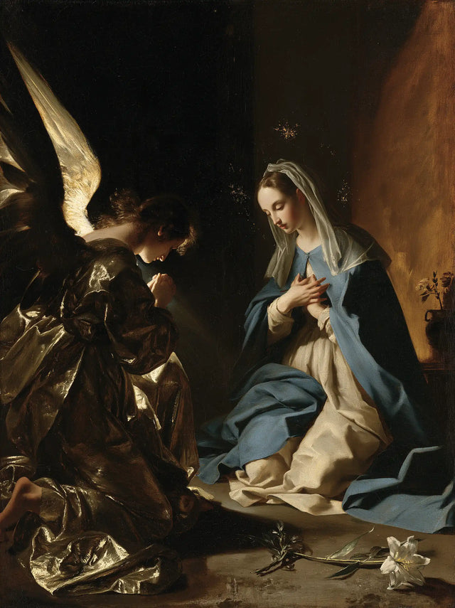 The Annunciation - Black and Gold · Portrait n° 19