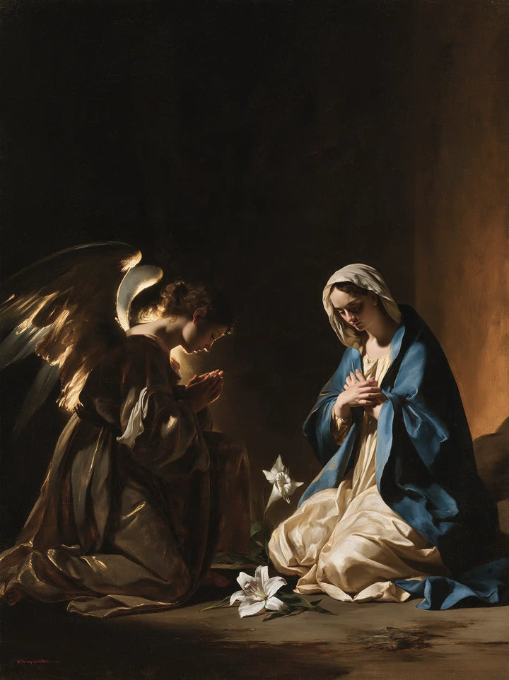 The Annunciation - Black and Gold · Portrait n° 21