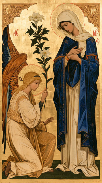 The Annunciation - Contemporary Byzantine · Portrait n° 3