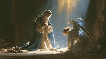 The Annunciation - Divine Light Descending upon Mary · Landscape n° 14