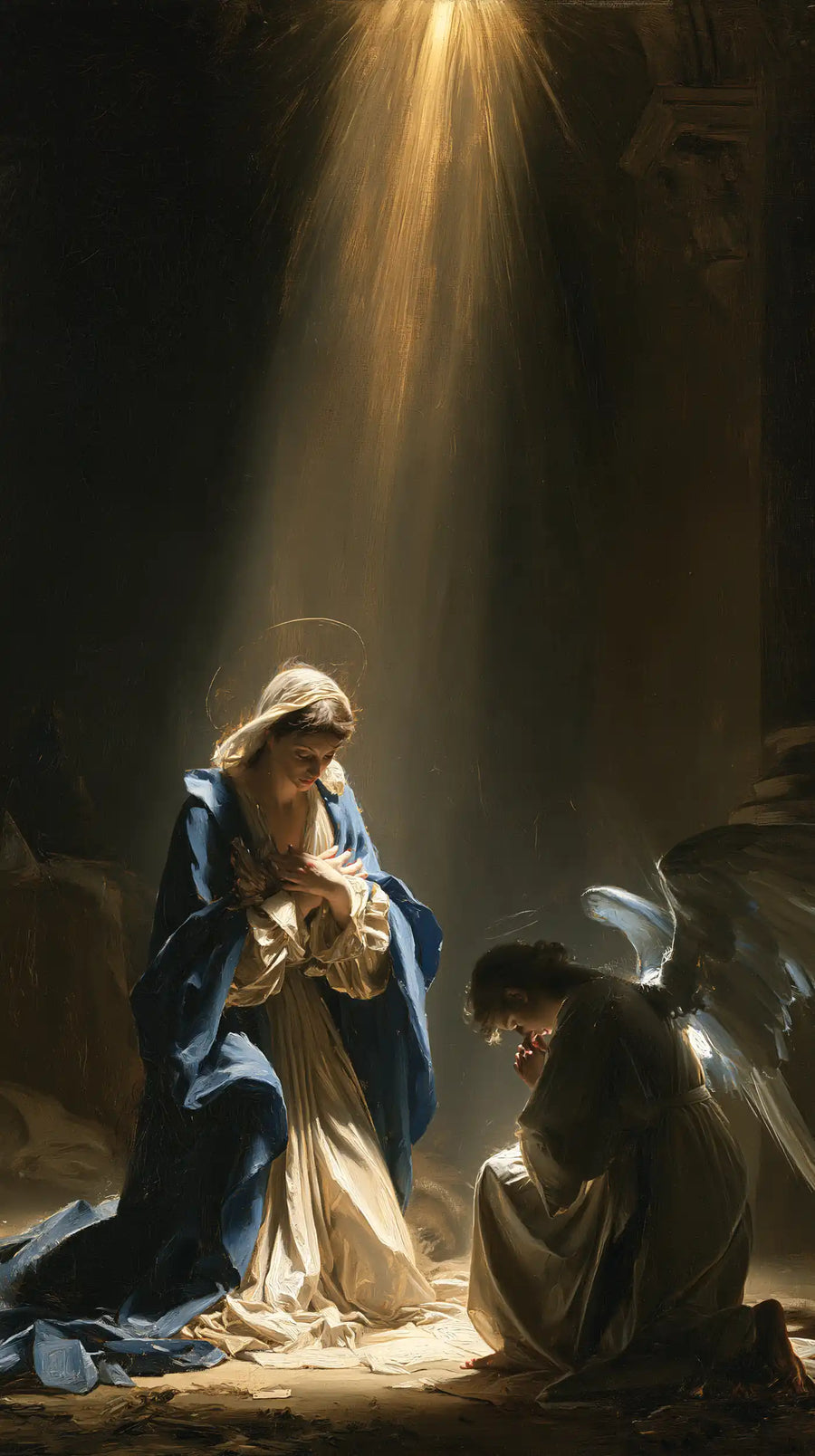 The Annunciation - Divine Light Descending upon Mary · Portrait n° 2