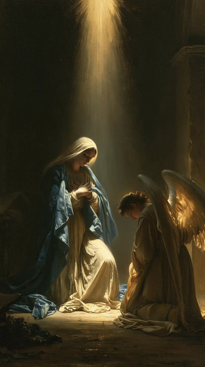 The Annunciation - Divine Light Descending upon Mary · Portrait n° 4