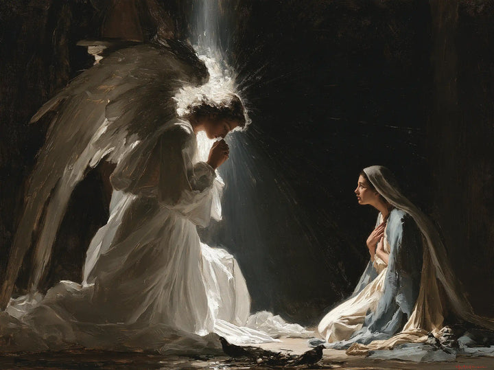 The Annunciation - Gabriel in Radiant Light · Landscape n° 1
