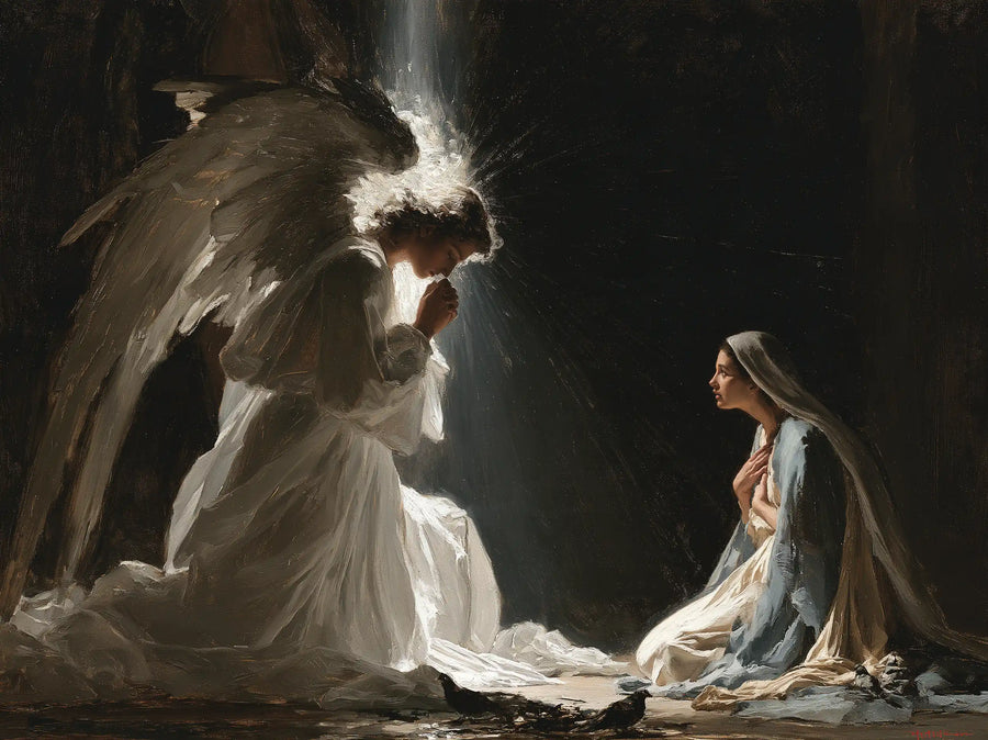 The Annunciation - Gabriel in Radiant Light · Landscape n° 1