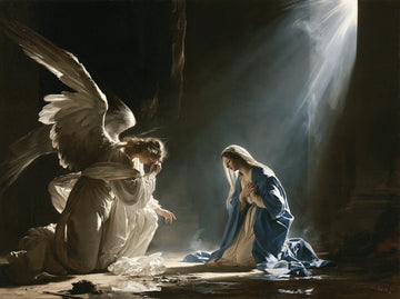 The Annunciation - Gabriel in Radiant Light · Landscape n° 2