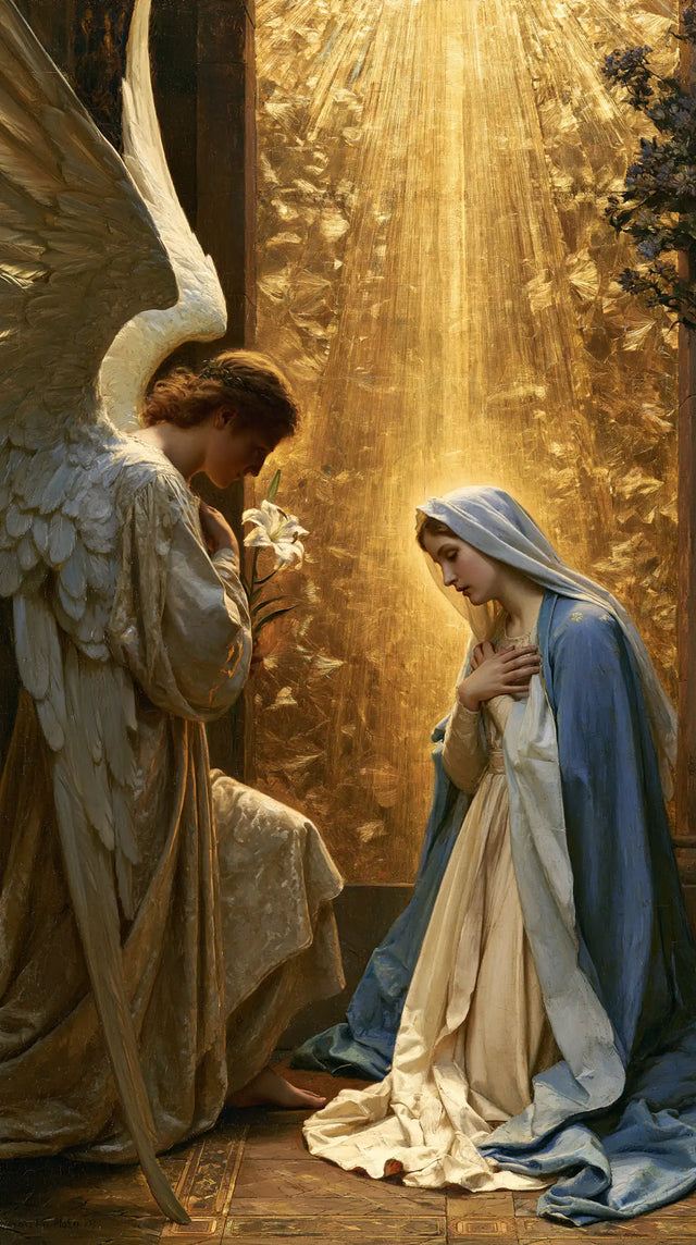 The Annunciation - Sacred Gold · Portrait n° 1