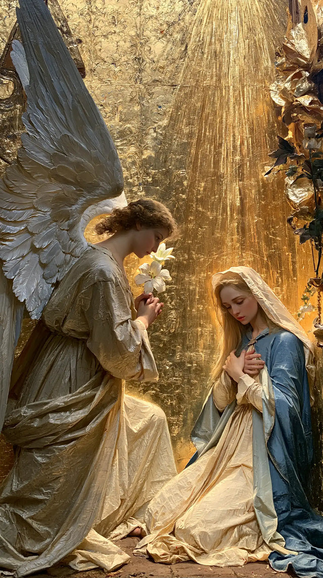 The Annunciation - Sacred Gold · Portrait n° 2