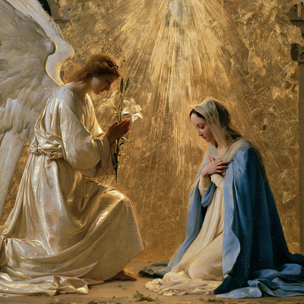 The Annunciation - Sacred Gold · Square n° 5