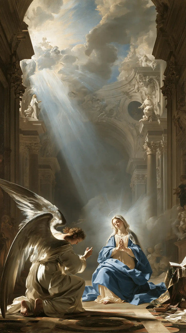 The Annunciation - Sacred Monumental View · Portrait n° 1