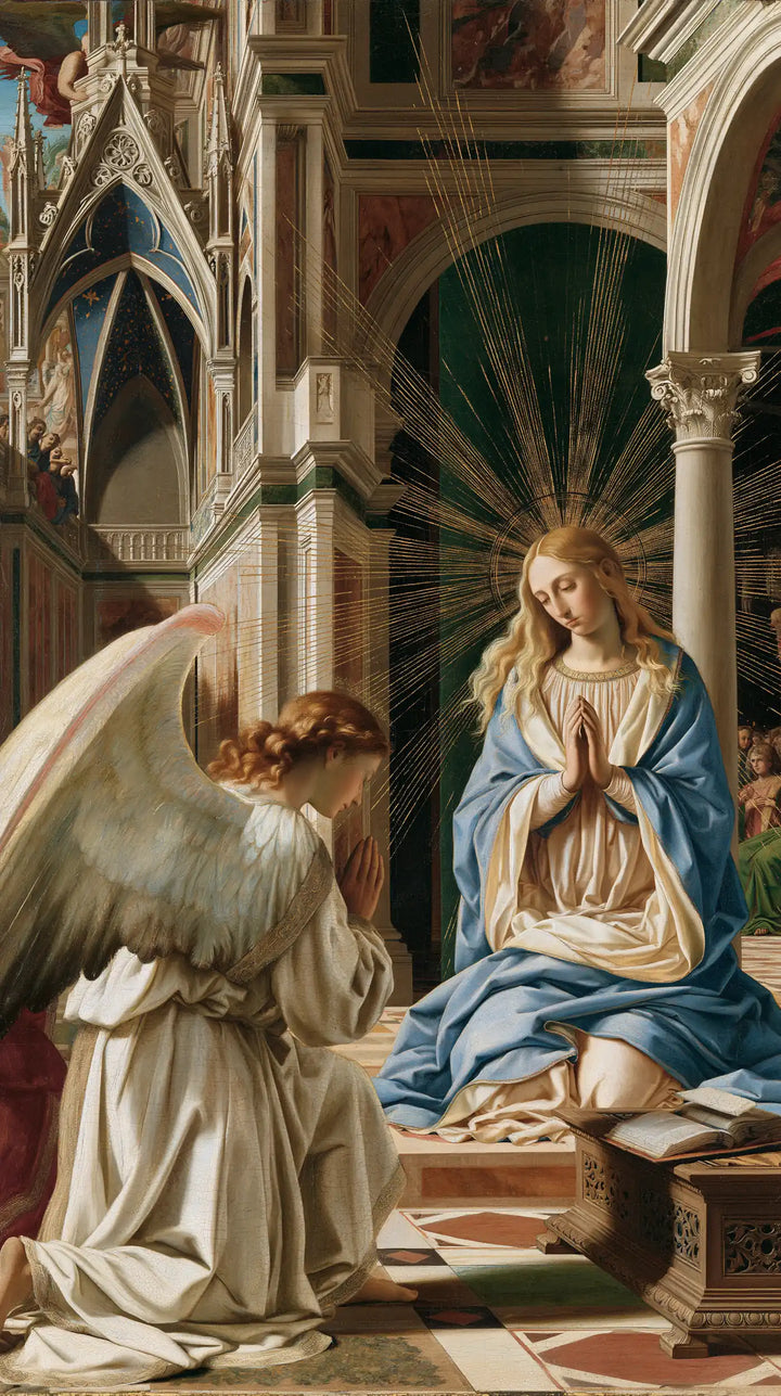 The Annunciation - Sacred Monumental View · Portrait n° 9