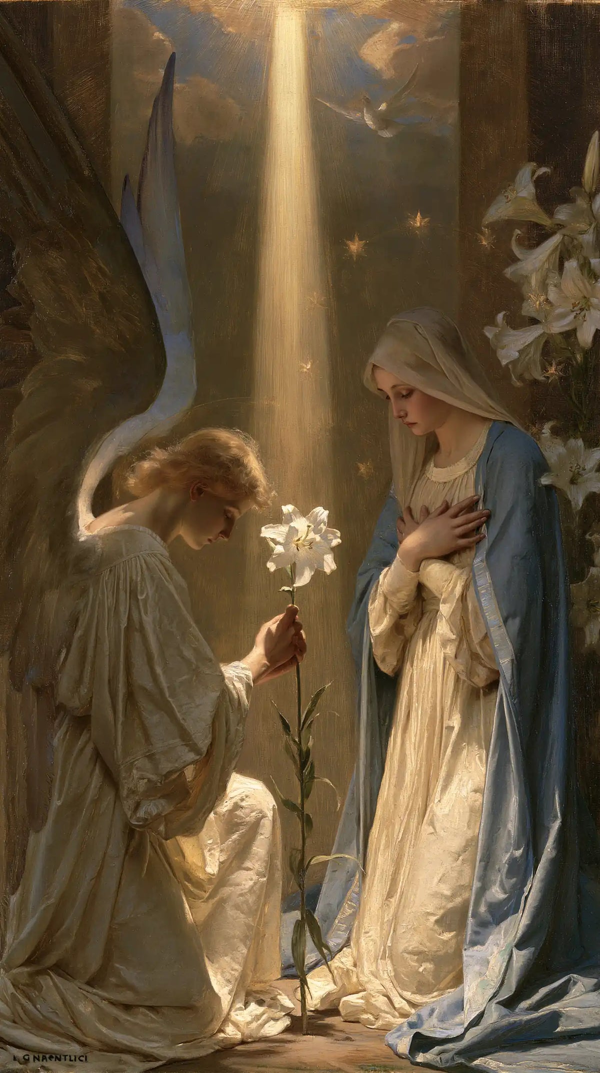 The Annunciation - Symbolist · Portrait n° 6