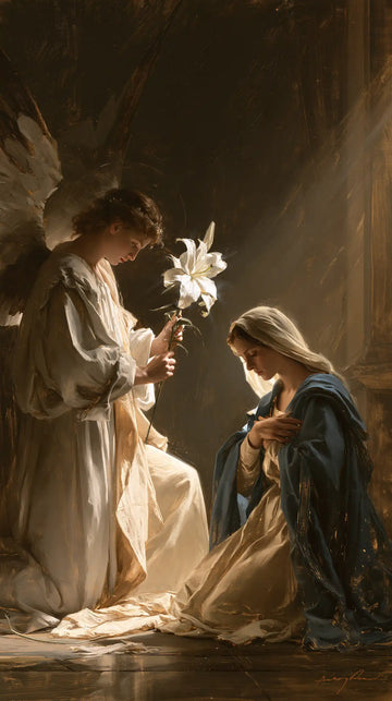 The Annunciation - The White Lily as Symbol · Portrait n° 3