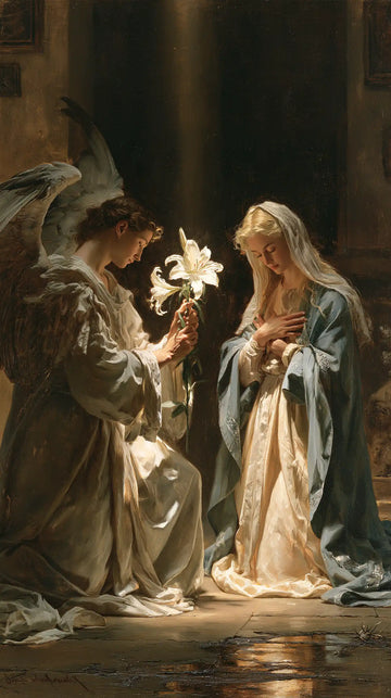 The Annunciation - The White Lily as Symbol · Portrait n° 7