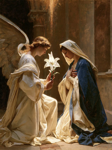The Annunciation - The White Lily as Symbol · Portrait n° 13