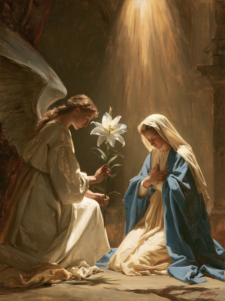 The Annunciation - The White Lily as Symbol · Portrait n° 18