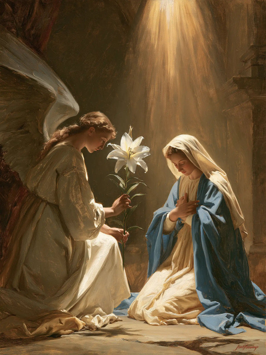 The Annunciation - The White Lily as Symbol · Portrait n° 18