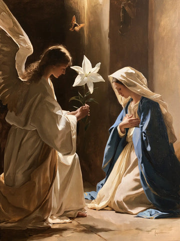 The Annunciation - The White Lily as Symbol · Portrait n° 19