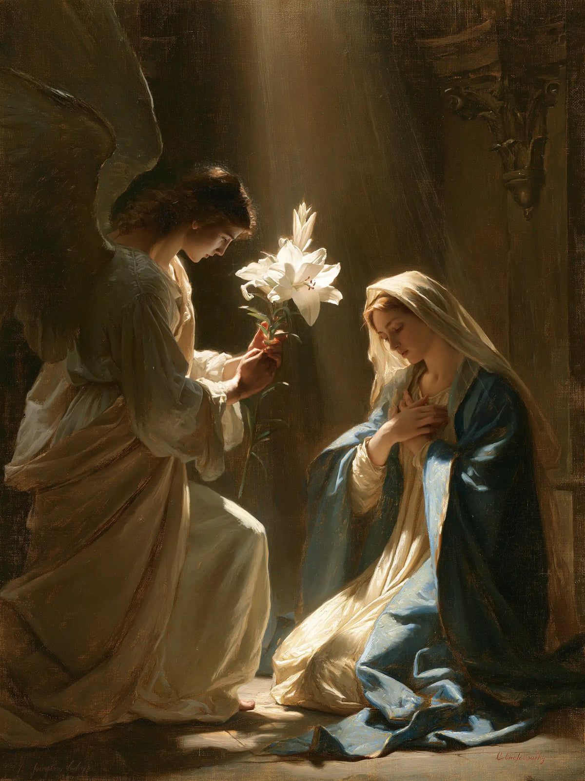 The Annunciation - The White Lily as Symbol · Portrait n° 20