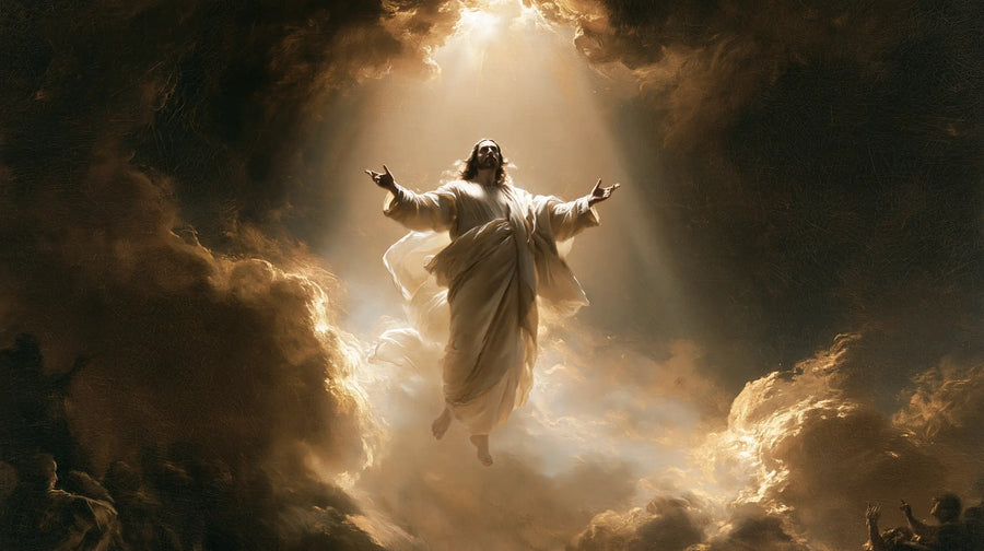 The Ascension of Jesus Christ - Black and Gold · Landscape n° 5