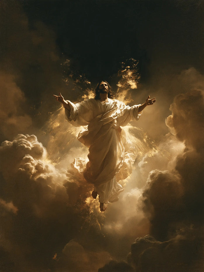 The Ascension of Jesus Christ - Black and Gold · Portrait n° 14