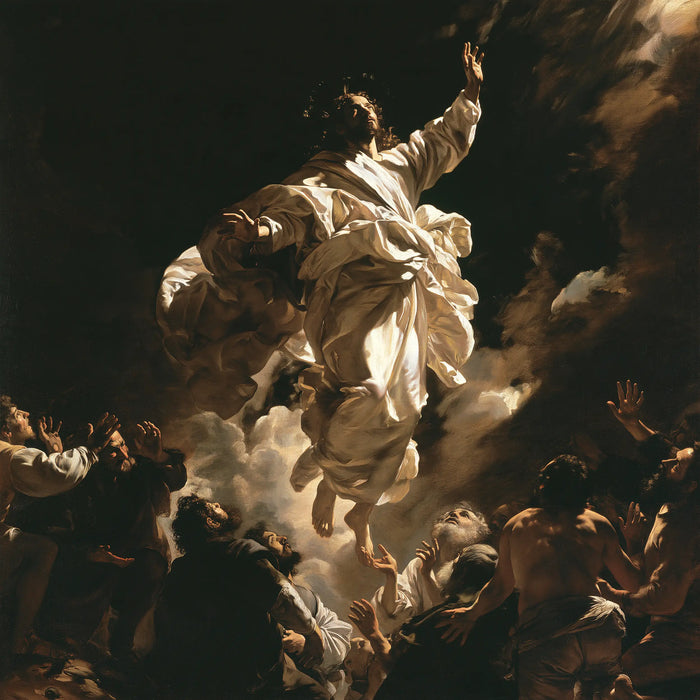 The Ascension of Jesus Christ - Caravaggio Tenebrism · Square n° 5