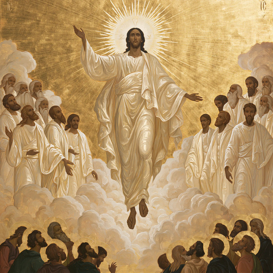 The Ascension of Jesus Christ - Contemporary Byzantine · Square n° 1