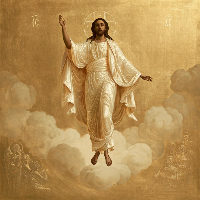 The Ascension of Jesus Christ - Contemporary Byzantine · Square n° 4