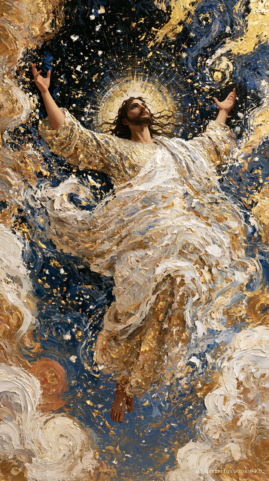 The Ascension of Jesus Christ - Expressionist · Portrait n° 8