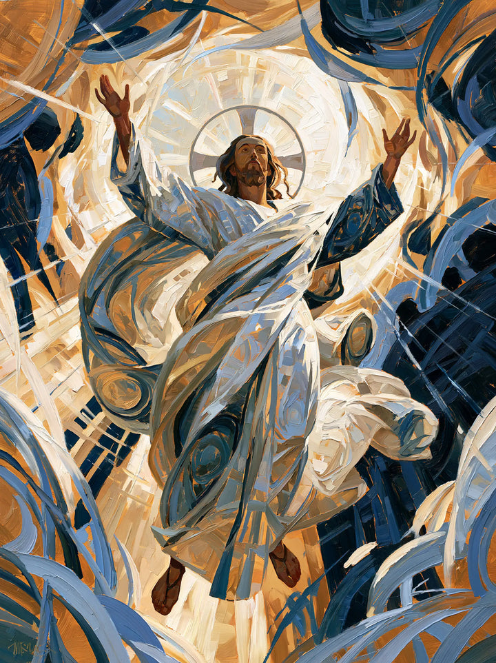 The Ascension of Jesus Christ - Expressionist · Portrait n° 9