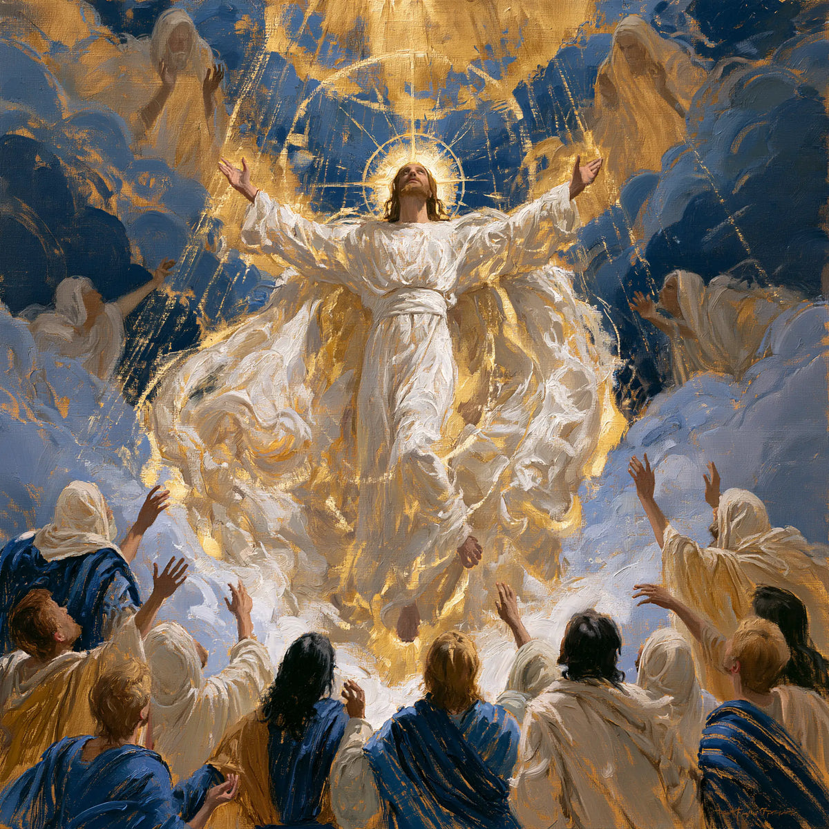 The Ascension of Jesus Christ - Expressionist · Square n° 6