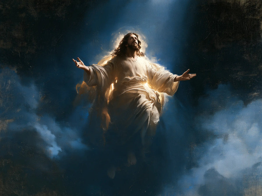 The Ascension of Jesus Christ - Midnight Blue Chiaroscuro · Landscape n° 1