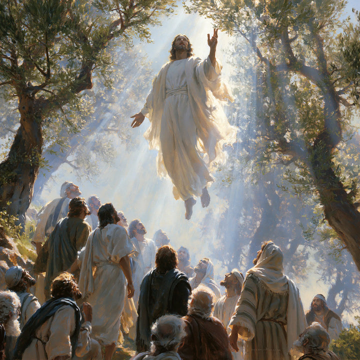 The Ascension of Jesus Christ - Ascension on the Mount of Olives · Square n° 2