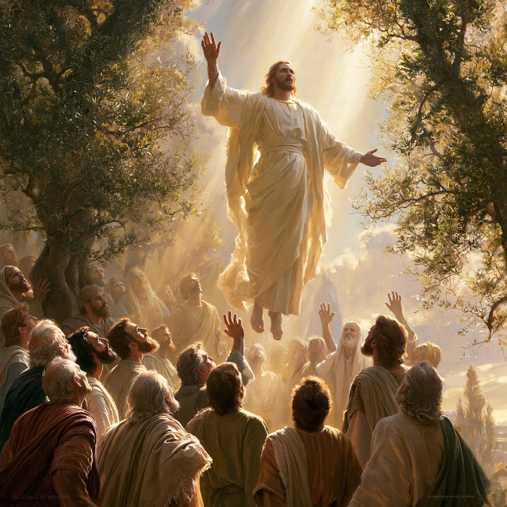The Ascension of Jesus Christ - Ascension on the Mount of Olives · Square n° 4