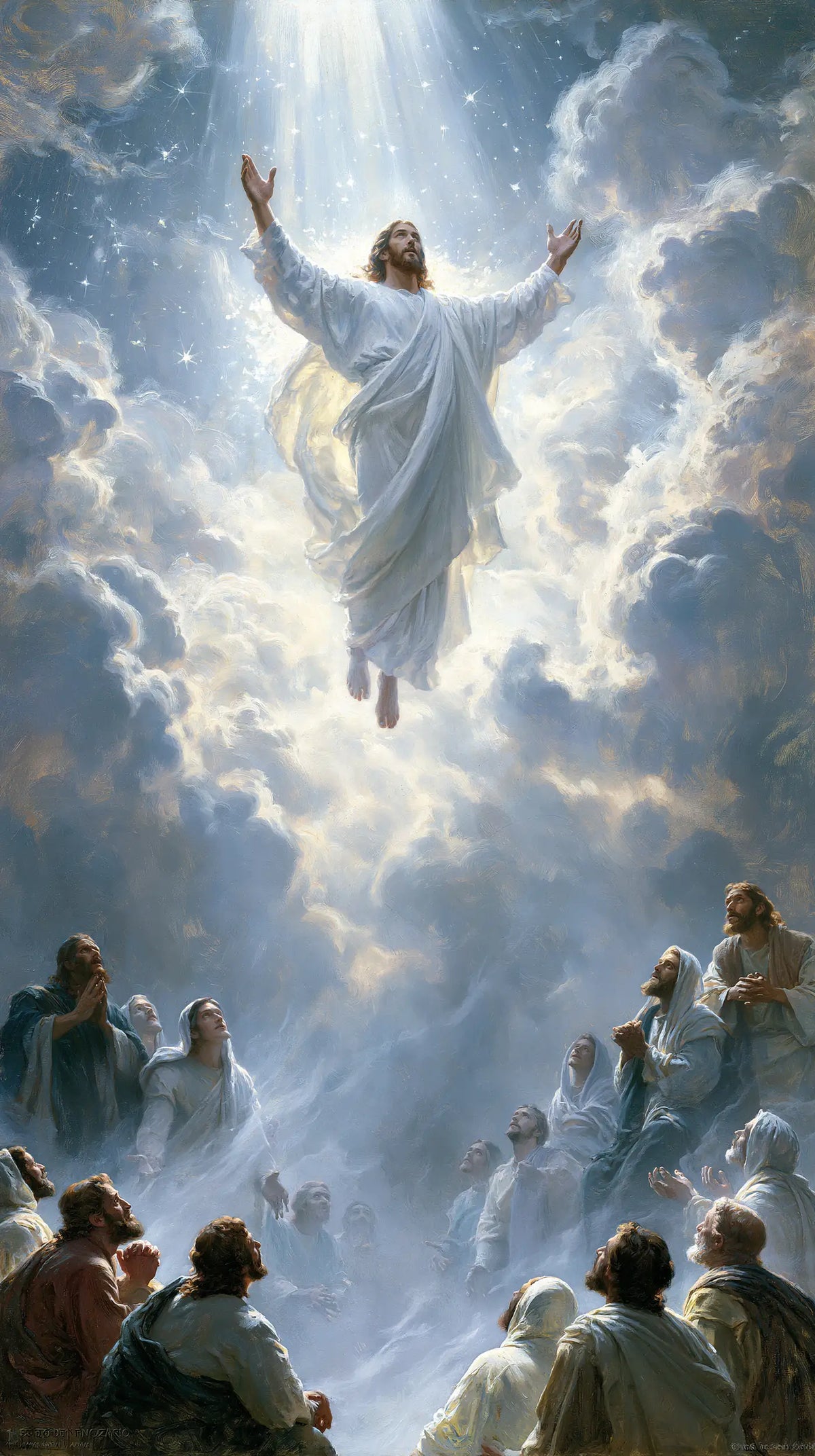The Ascension of Jesus Christ - Symbolist · Portrait n° 4