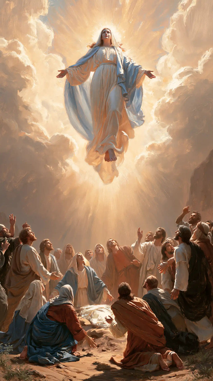 The Assumption of Mary - Assumption with the Apostles · Portrait n° 4