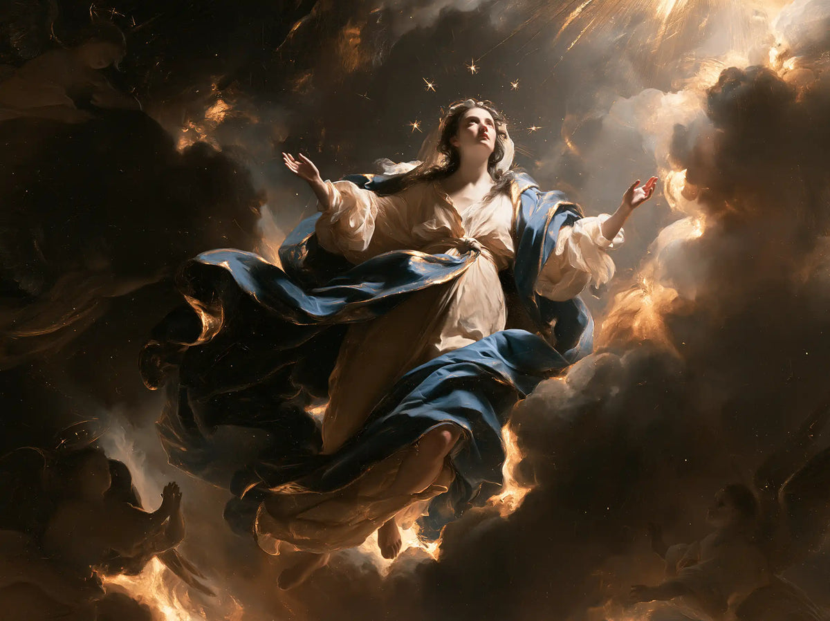 The Assumption of Mary - Black and Gold · Landscape n° 1